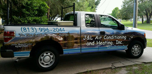 Land O Lakes Air Conditioning and Heating Truck